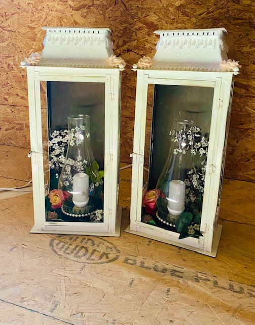 Finished Vintage Lamp Makeover